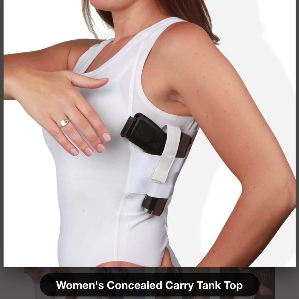 Undertech Women’s Concealed Carry Tank Top- Left Handed